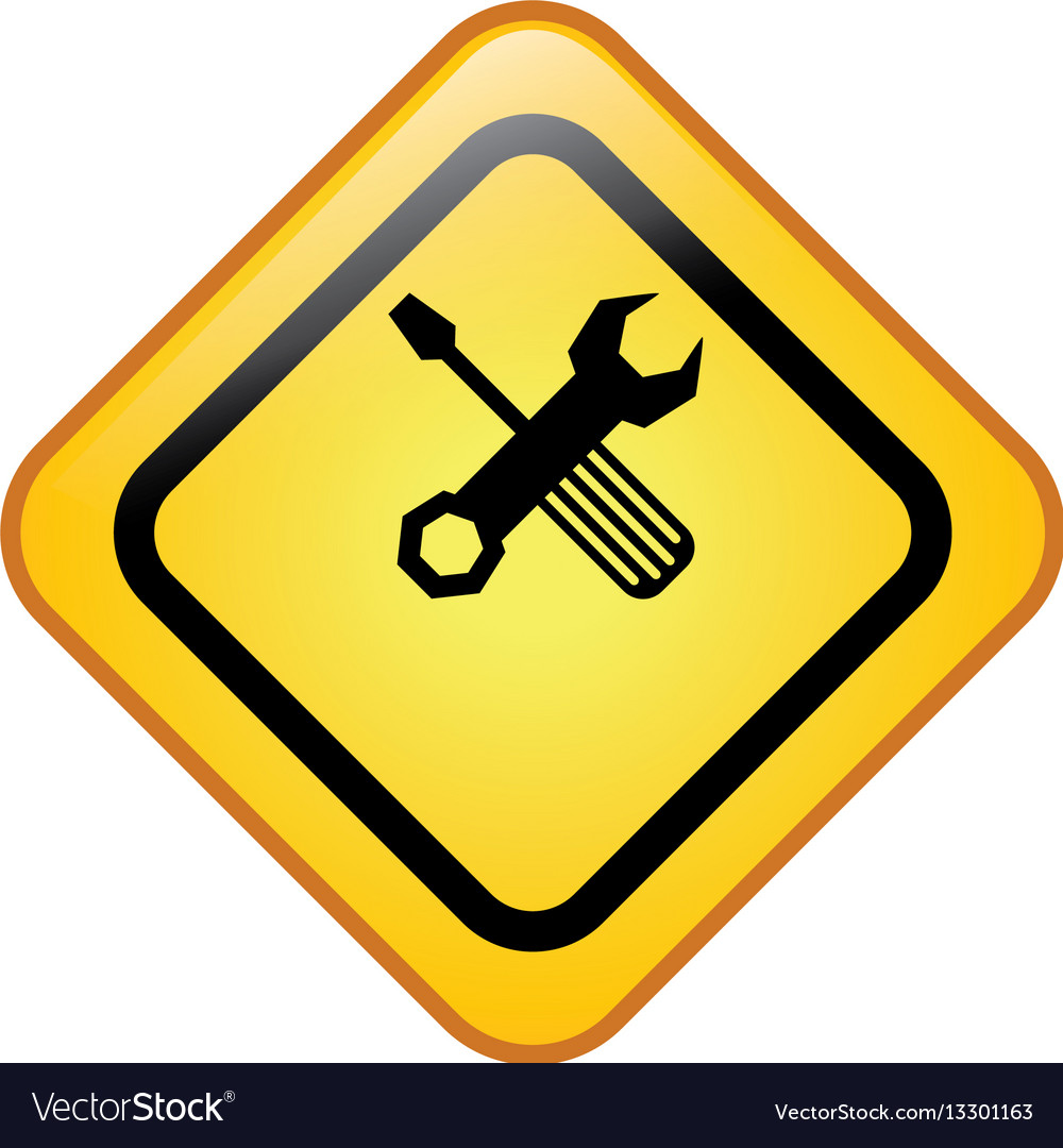 Construction tools advertising Royalty Free Vector Image