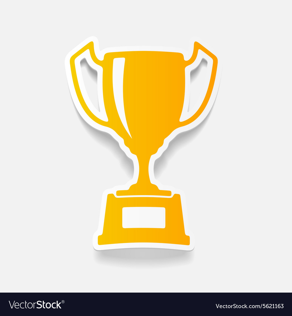 Realistic design element winner Royalty Free Vector Image