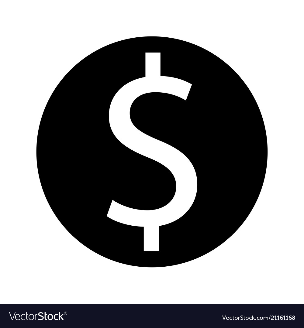 Download Dollar icon Royalty Free Vector Image - VectorStock