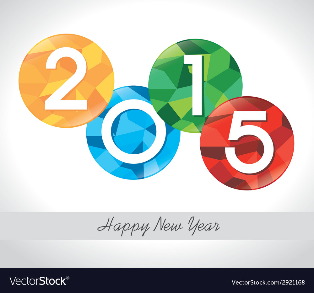 New year design over white background Royalty Free Vector