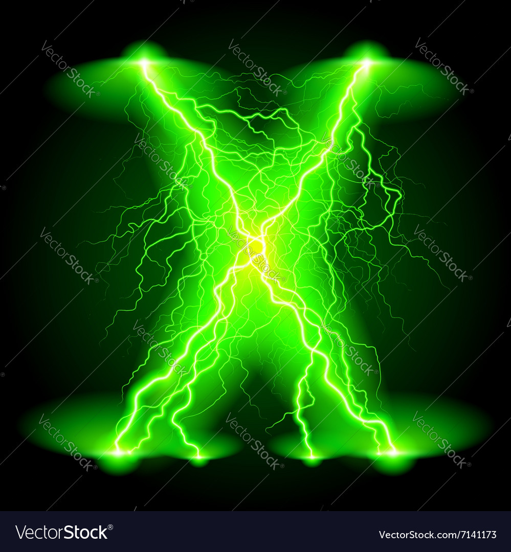 Crosswise lightning lines Royalty Free Vector Image