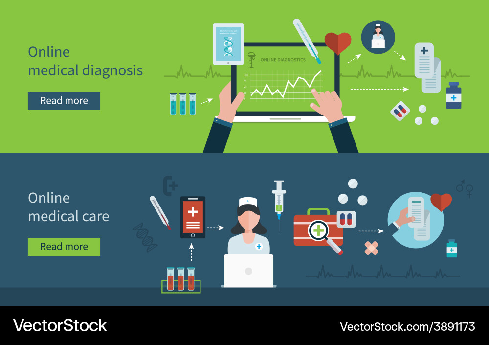 Flat design modern concept Royalty Free Vector Image