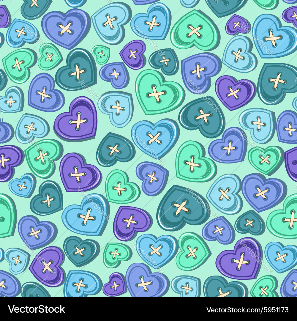 Seamless pattern sewing buttons Royalty Free Vector Image