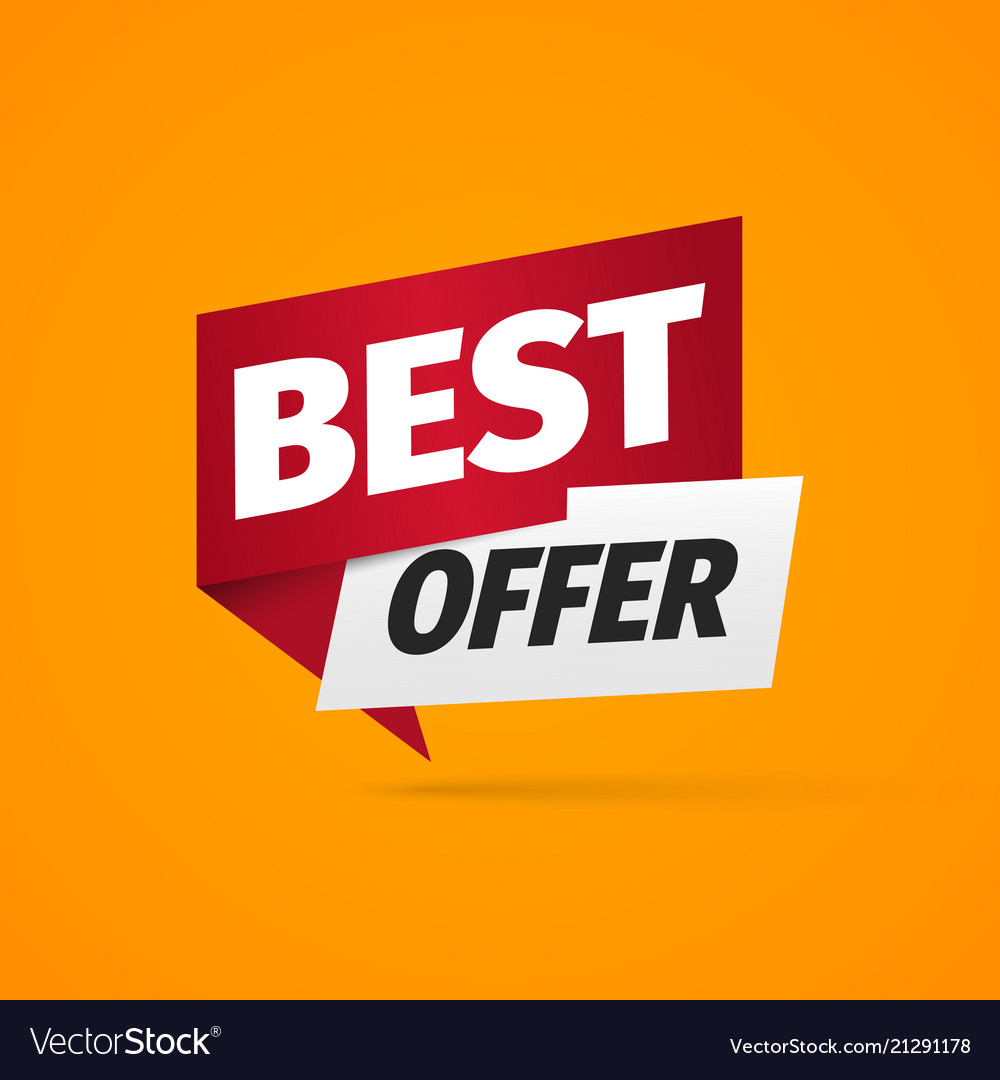Best Offer A Paper Pointer Bonus Web Banner On Vector Image
