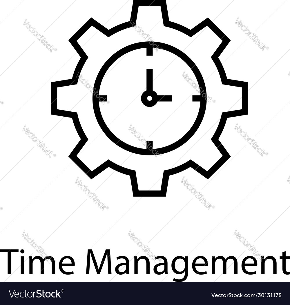 Time management Royalty Free Vector Image - VectorStock