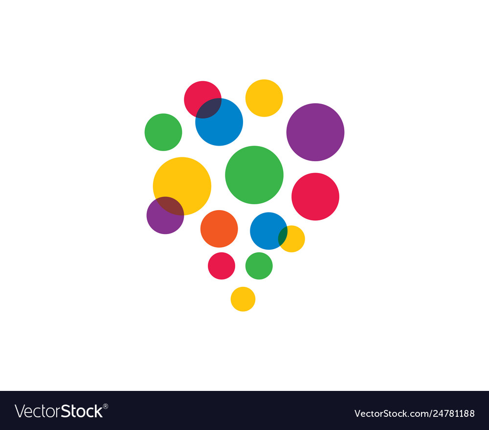 Bubble symbol Royalty Free Vector Image - VectorStock