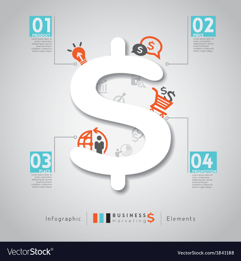 Modern style info graphic design layout template