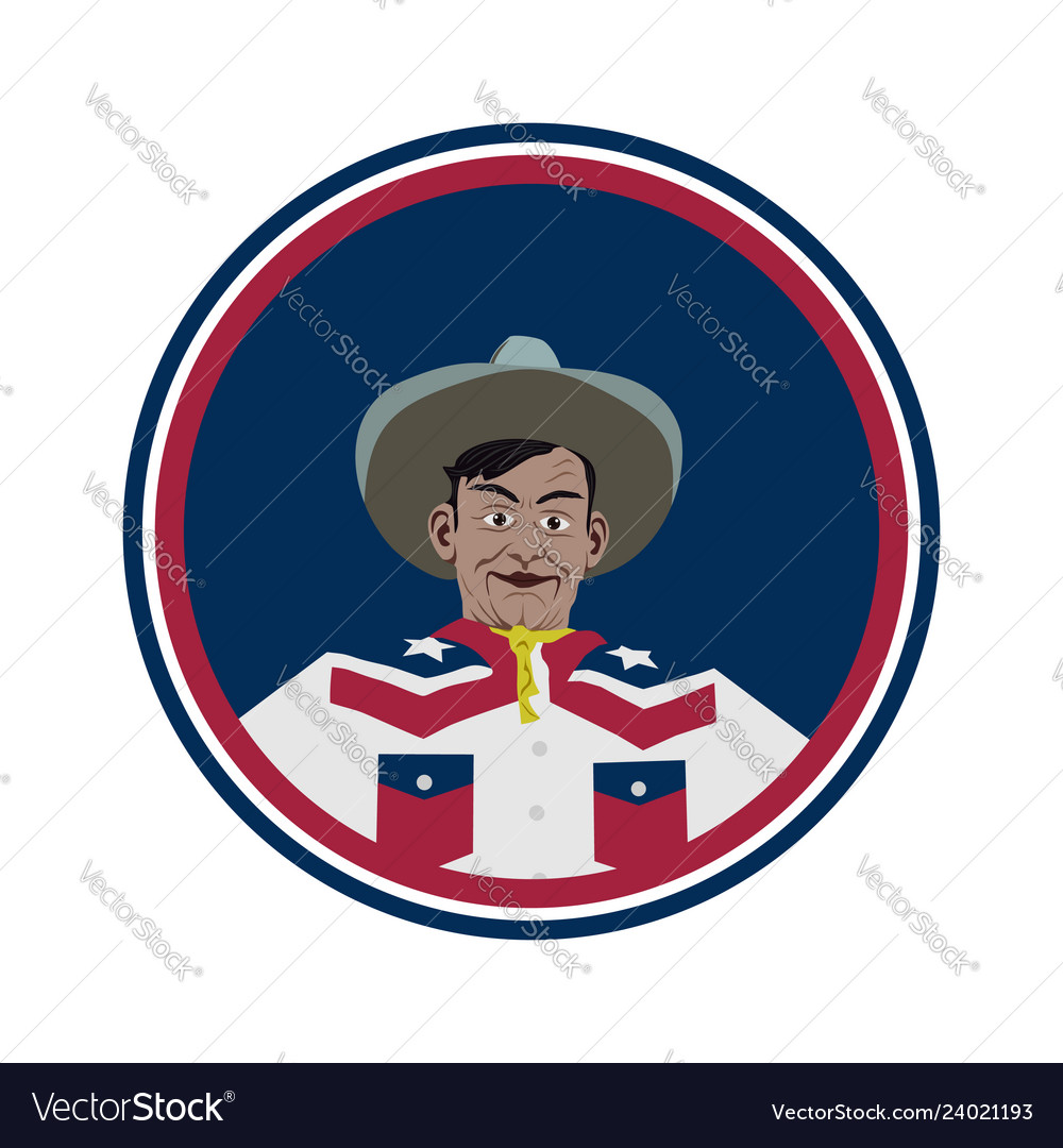 Big tex texas mascot Royalty Free Vector Image