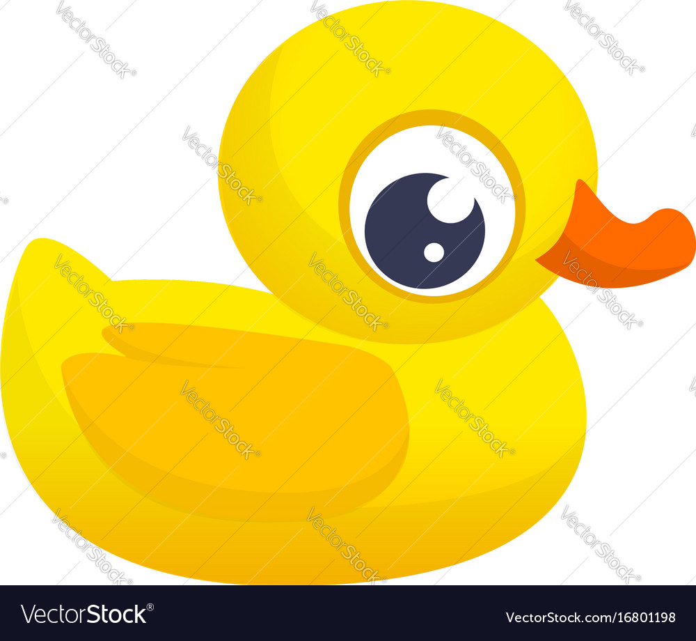 Cartoon ducky Royalty Free Vector Image - VectorStock