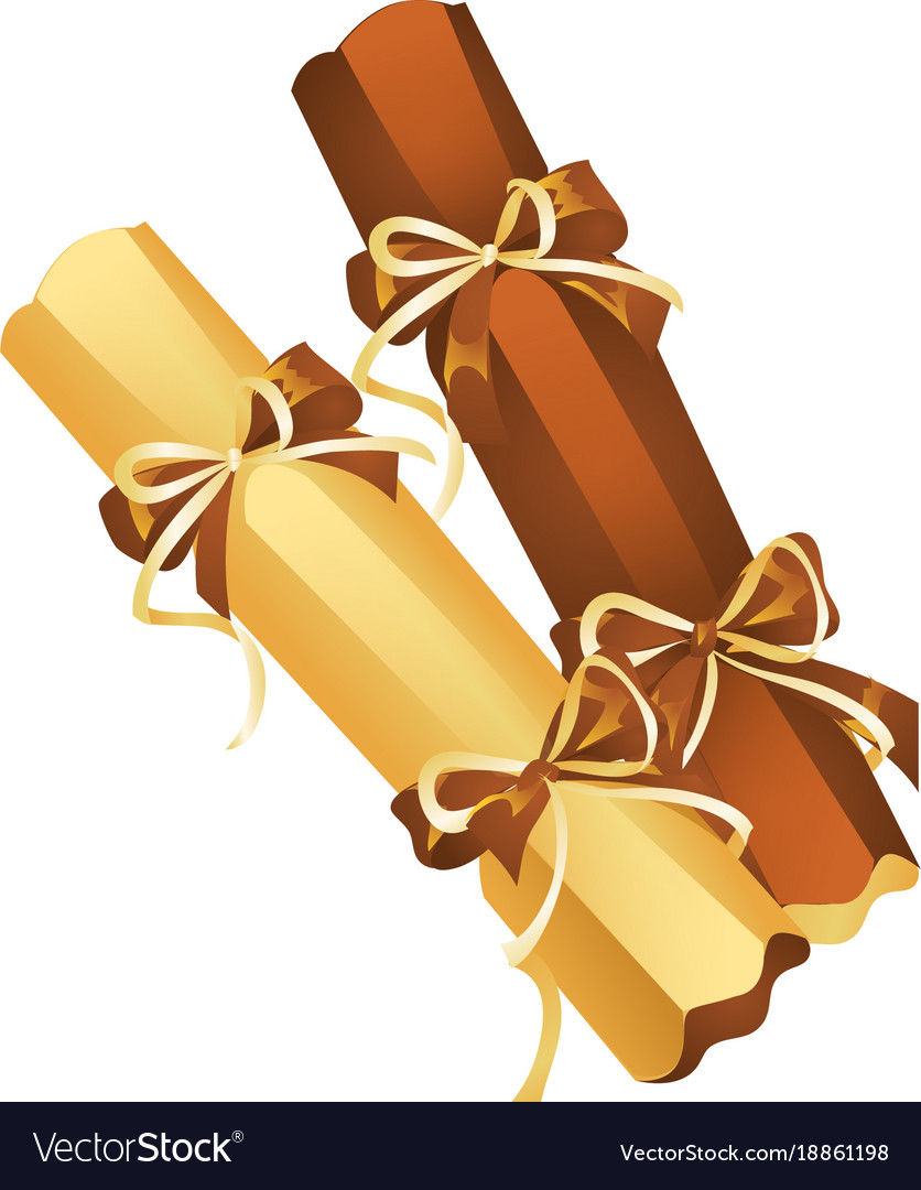 Christmas Tree Decorations Isolated On White Vector Image