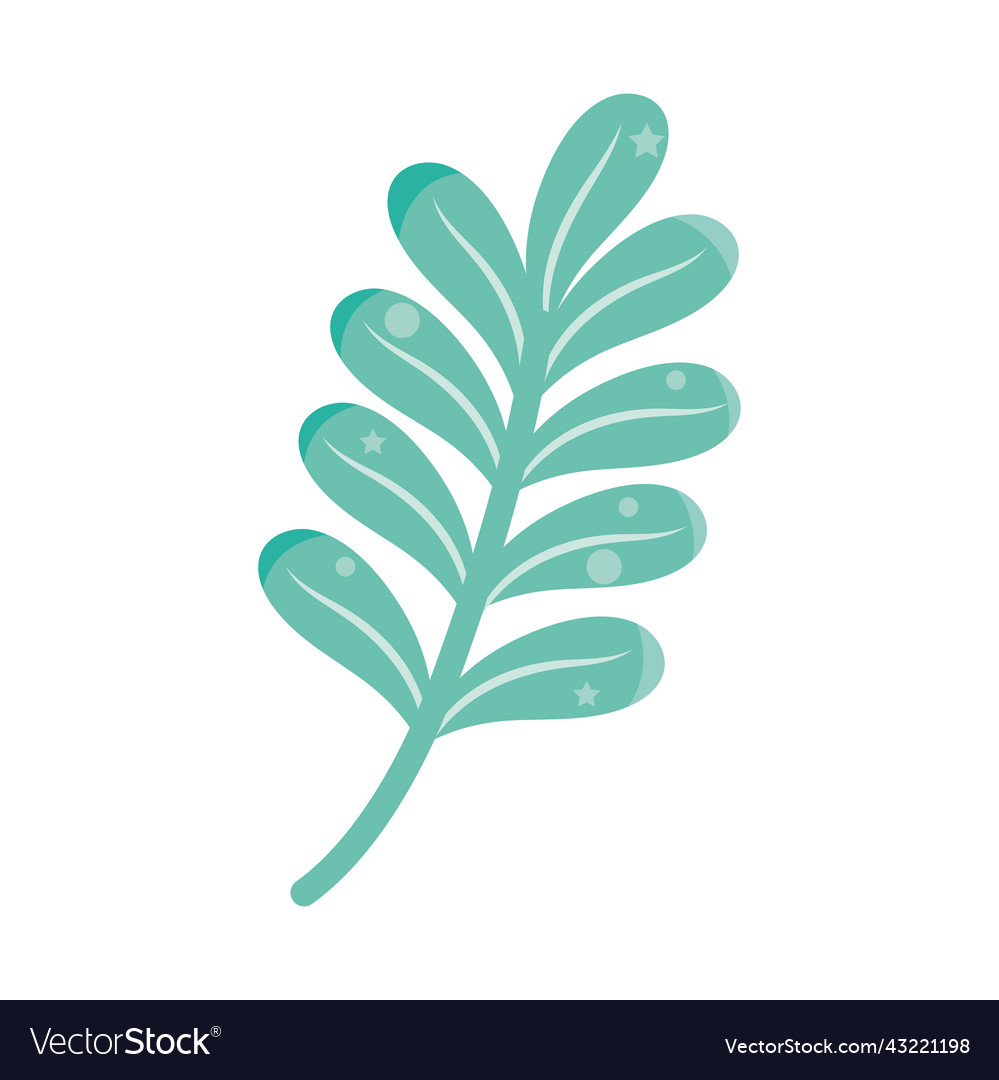 Green branch icon Royalty Free Vector Image - VectorStock