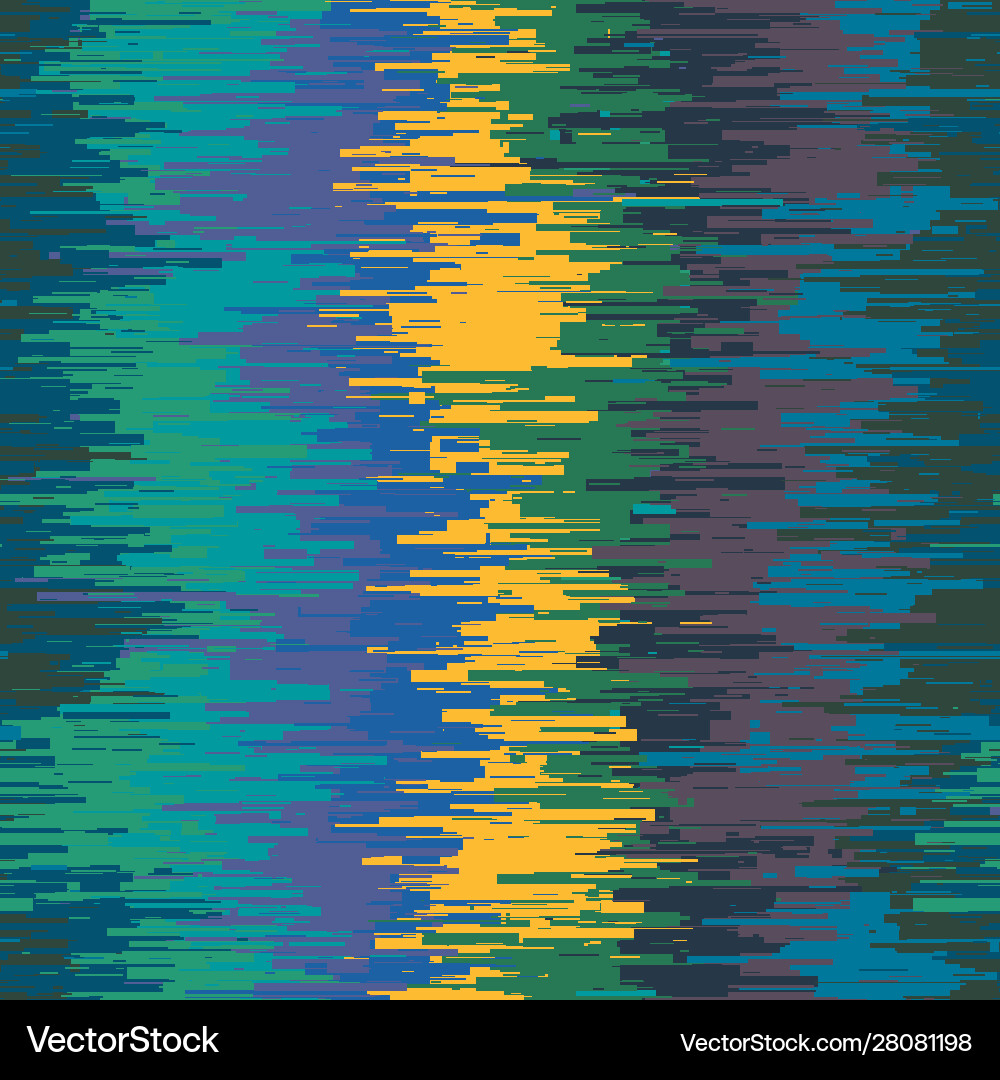 Techno glitch error bug seamless pattern swatch Vector Image