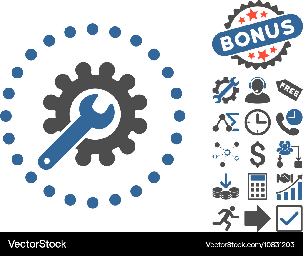 Customization Flat Icon With Bonus Royalty Free Vector Image