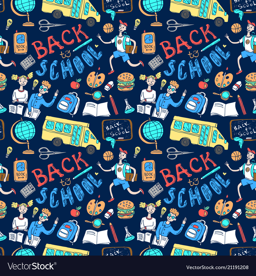 Beautiful hand drawn set vector image Beautiful hand drawn set
