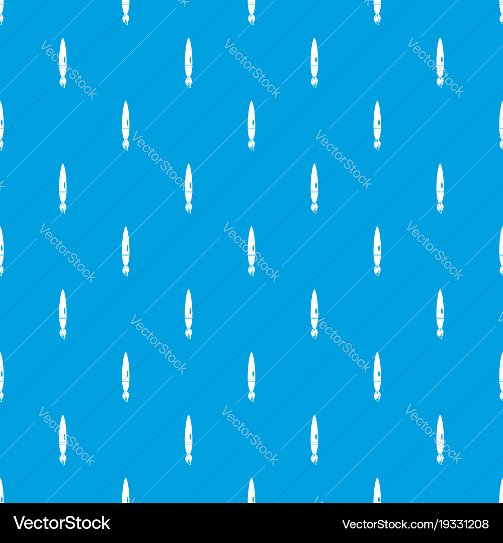 Drawing brush pattern seamless blue Royalty Free Vector