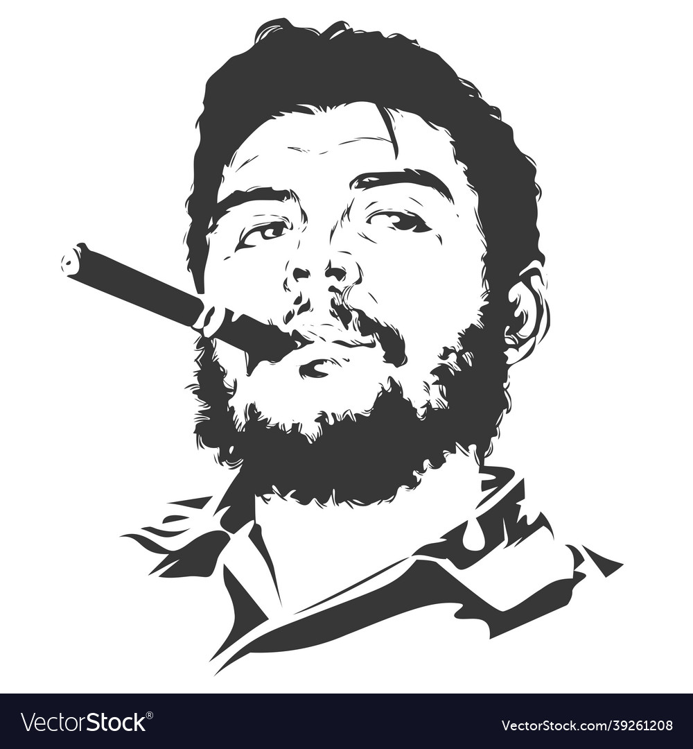 Fidel castro Royalty Free Vector Image - VectorStock