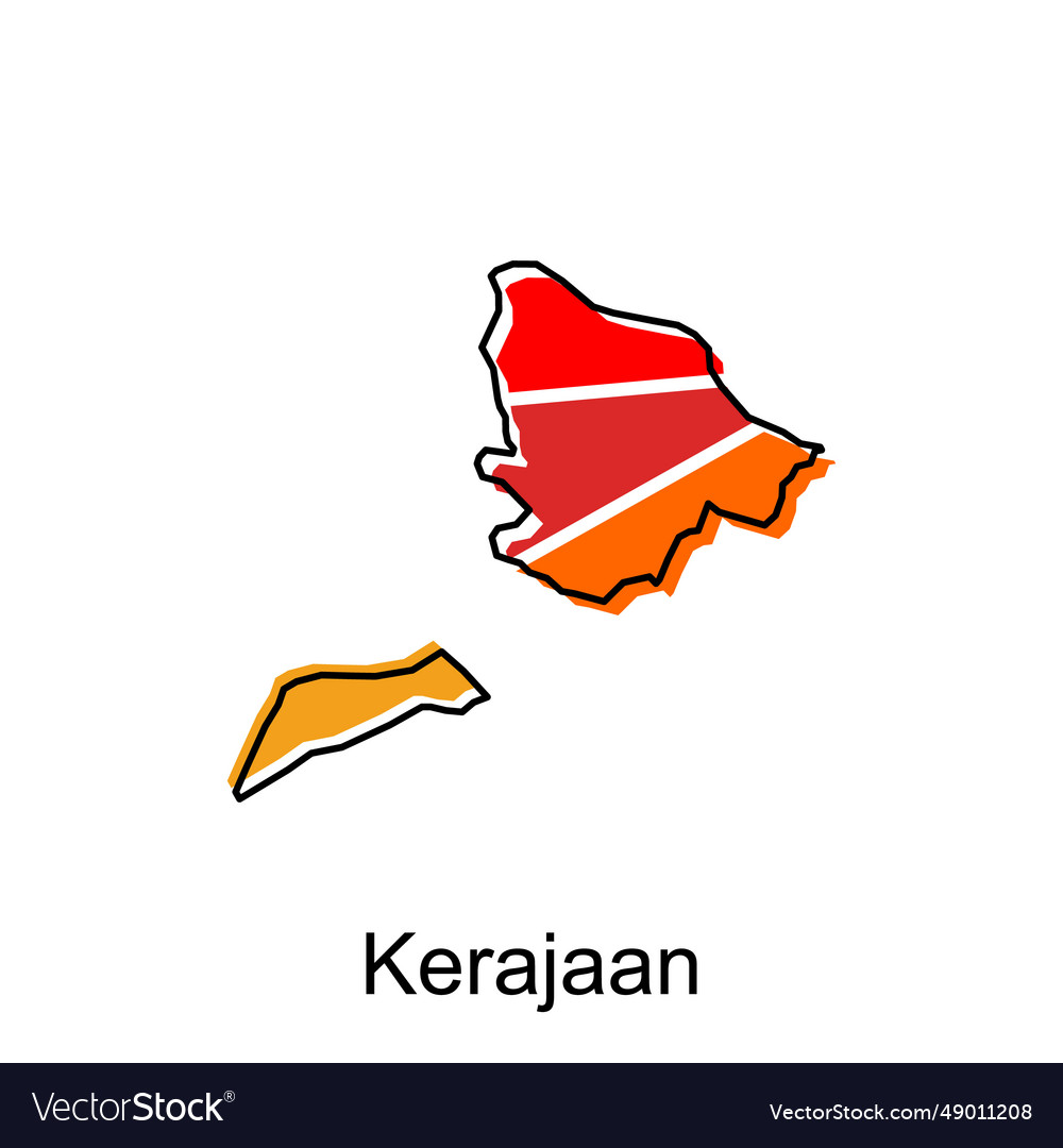 Map city of kerajaan design abstract designs Vector Image