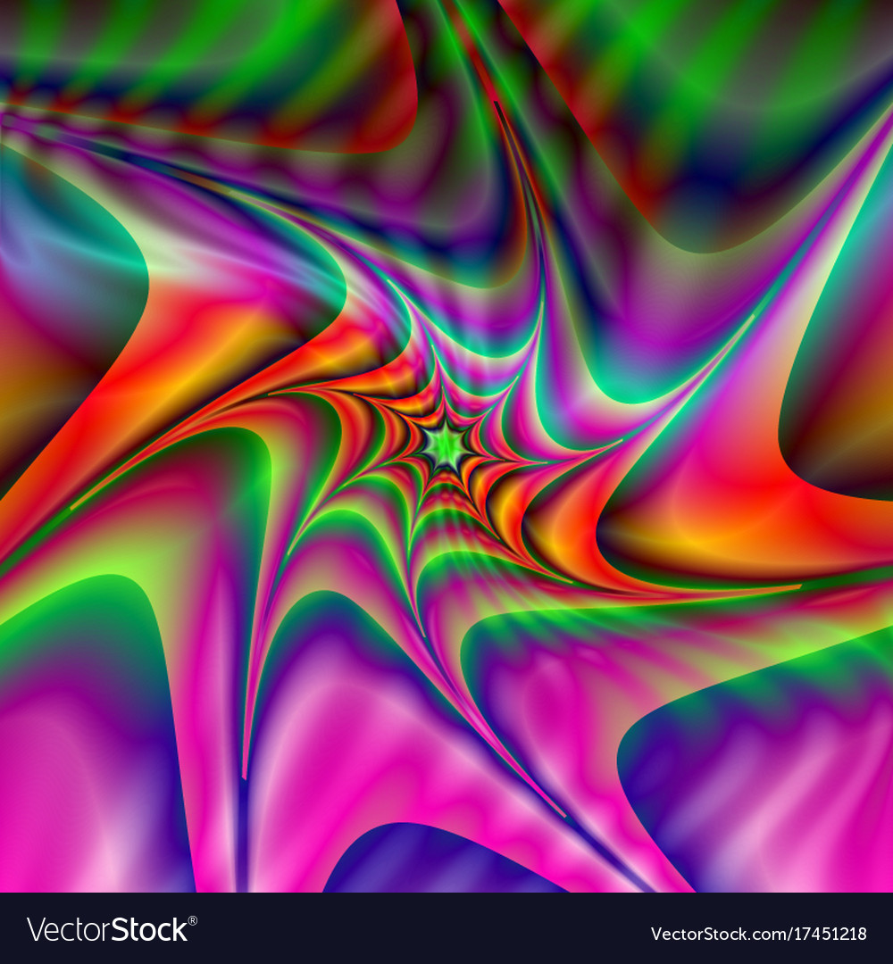 Twisted multicolored shapes Royalty Free Vector Image