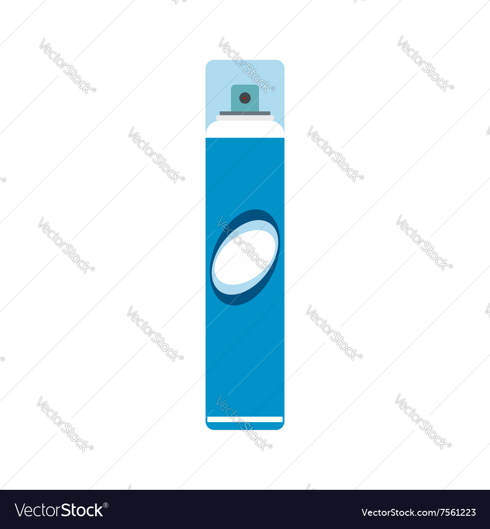 Hairspray Flat Icon Royalty Free Vector Image Vectorstock
