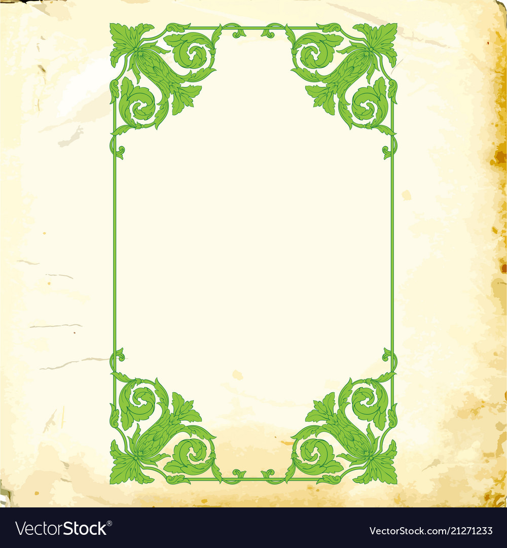 Baroque of vintage elements for design Royalty Free Vector