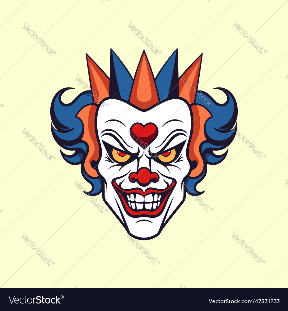 clown mask design