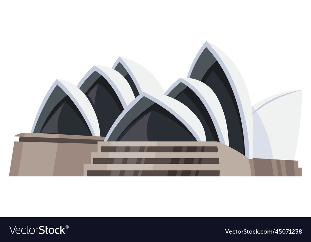 Sydney opera house Royalty Free Vector Image - VectorStock