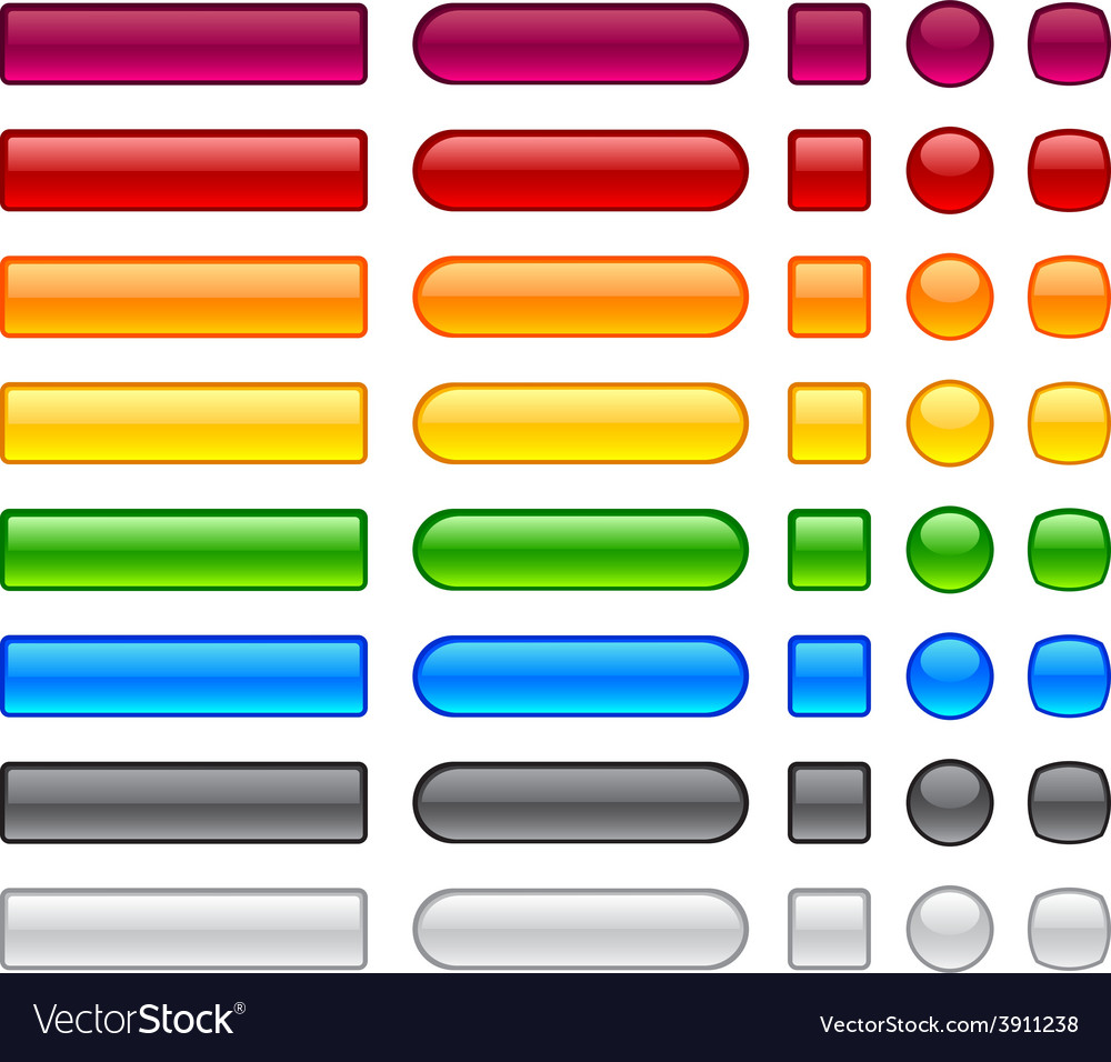 Web buttons Royalty Free Vector Image - VectorStock