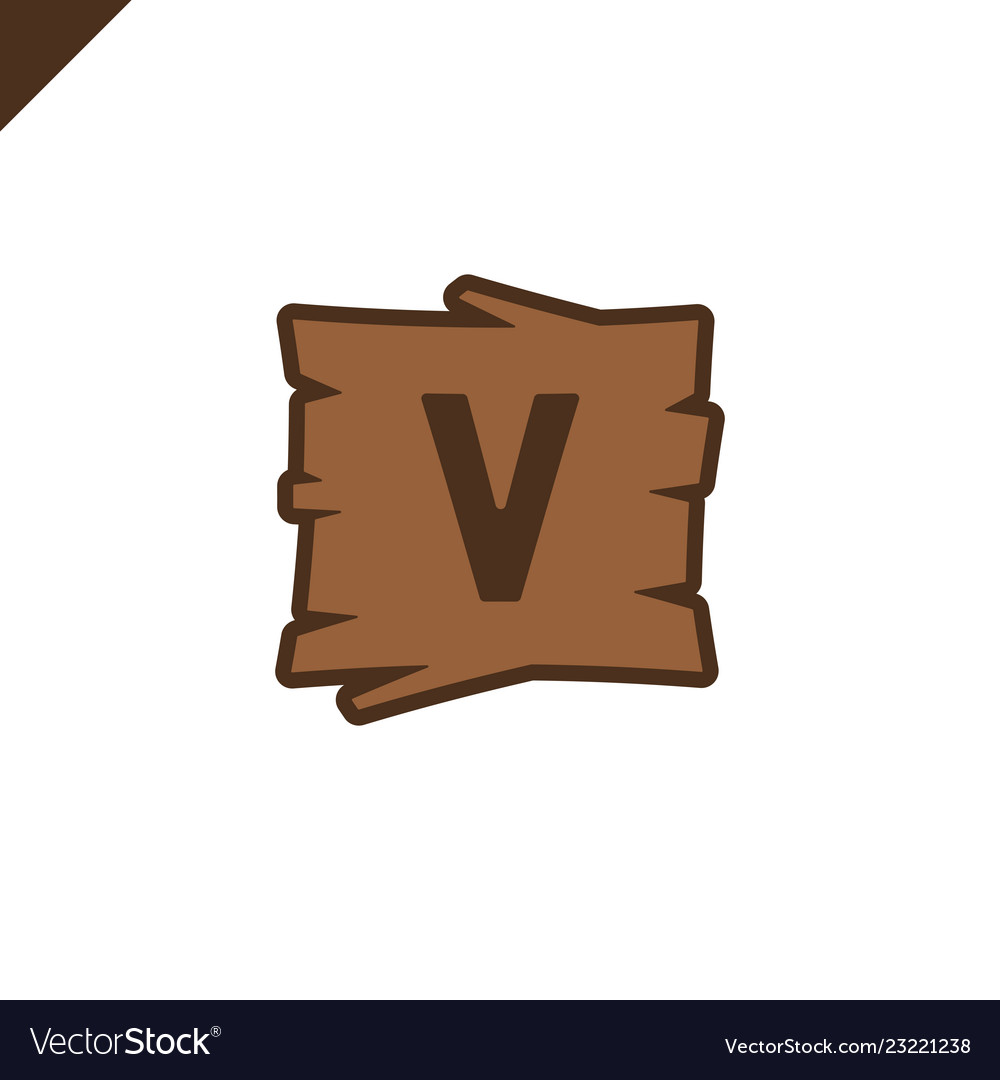 wooden-alphabet-or-font-blocks-with-letter-v-in-vector-image