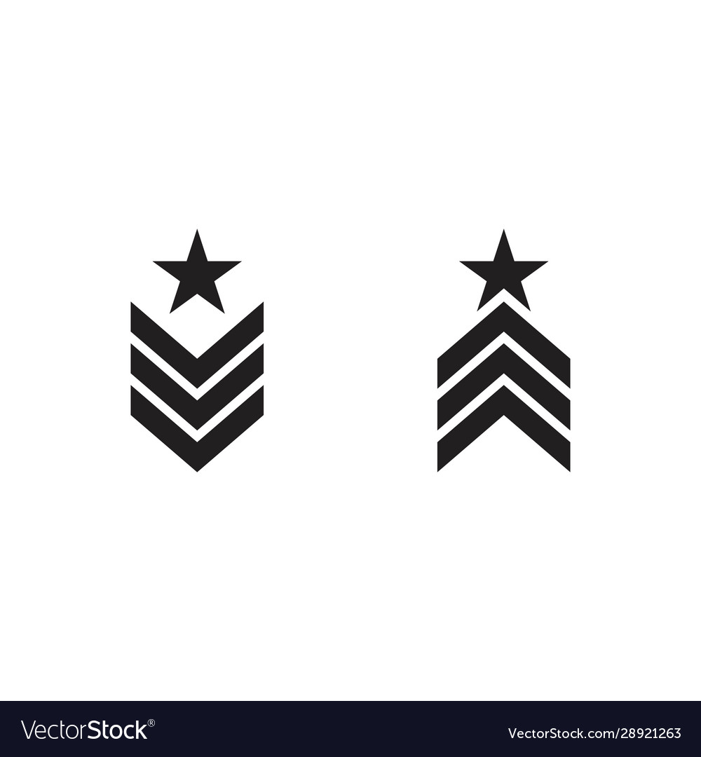 Army military icon Royalty Free Vector Image - VectorStock