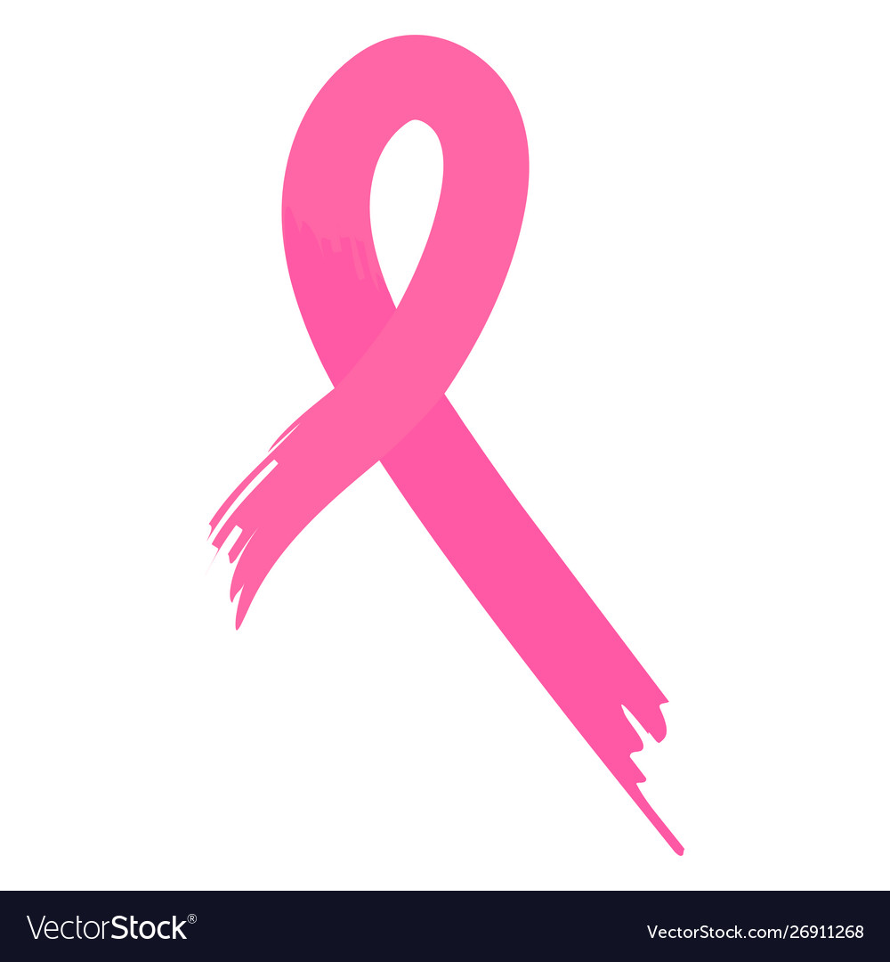 Breast cancer symbol Royalty Free Vector Image