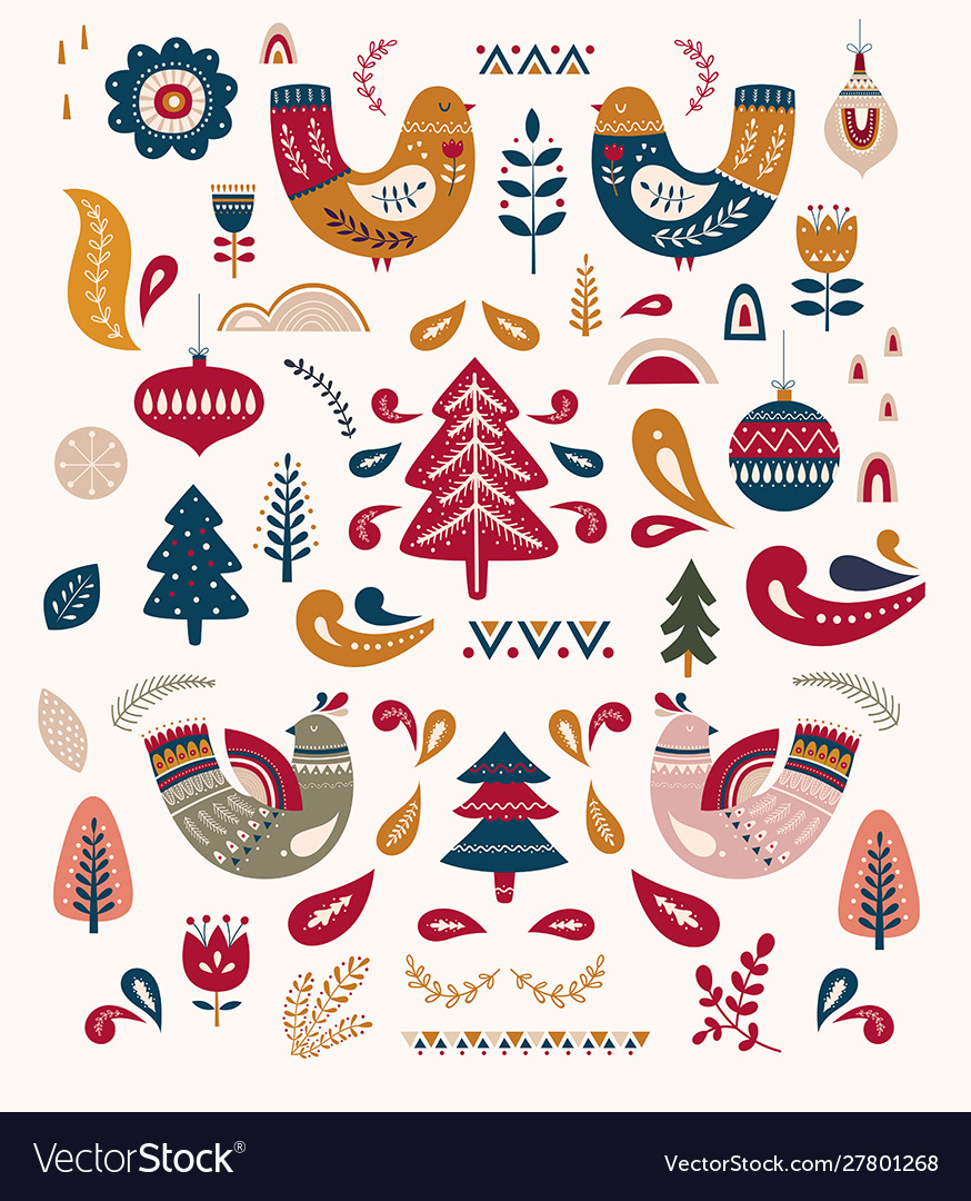 Christmas card vector image Christmas card