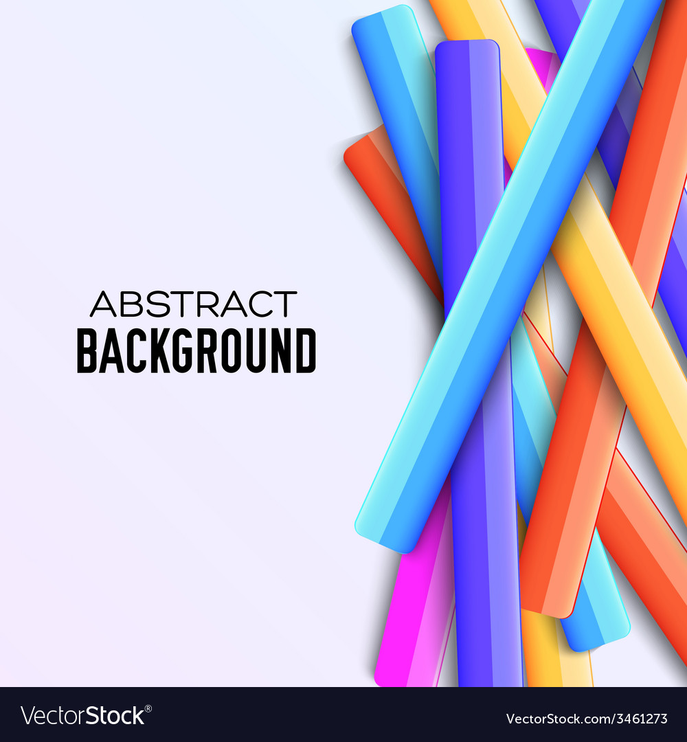 Abstract Rainbow Banner Form Background Concept Vector Image
