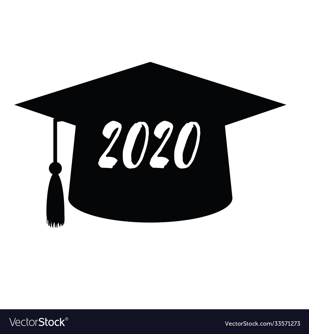 Graduate cap congratulatory Royalty Free Vector Image