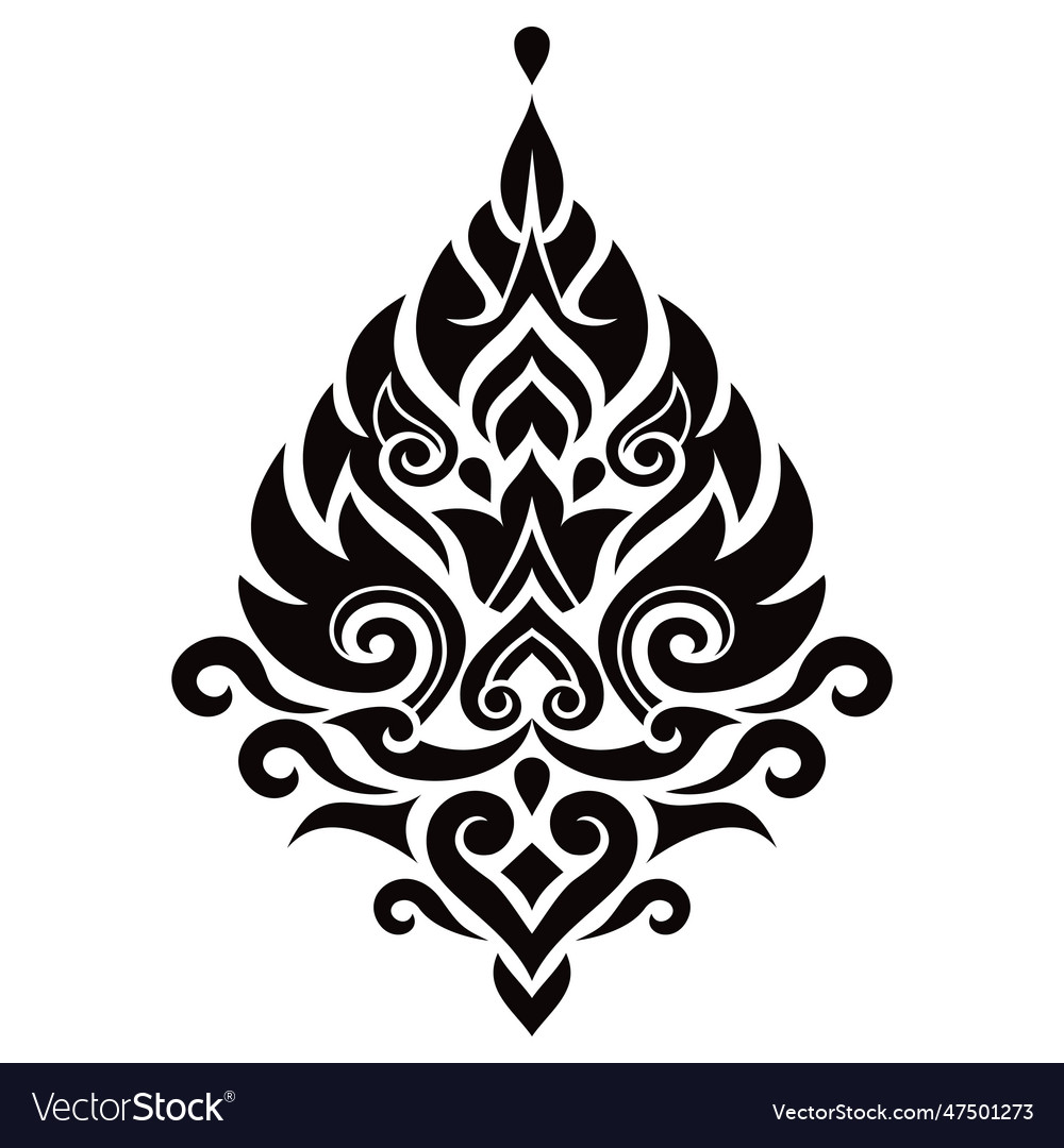 Thai traditional design element ethnic Royalty Free Vector