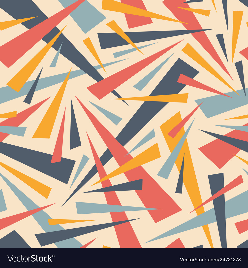 Abstract Background Geometric Seamless Pattern Vector Image