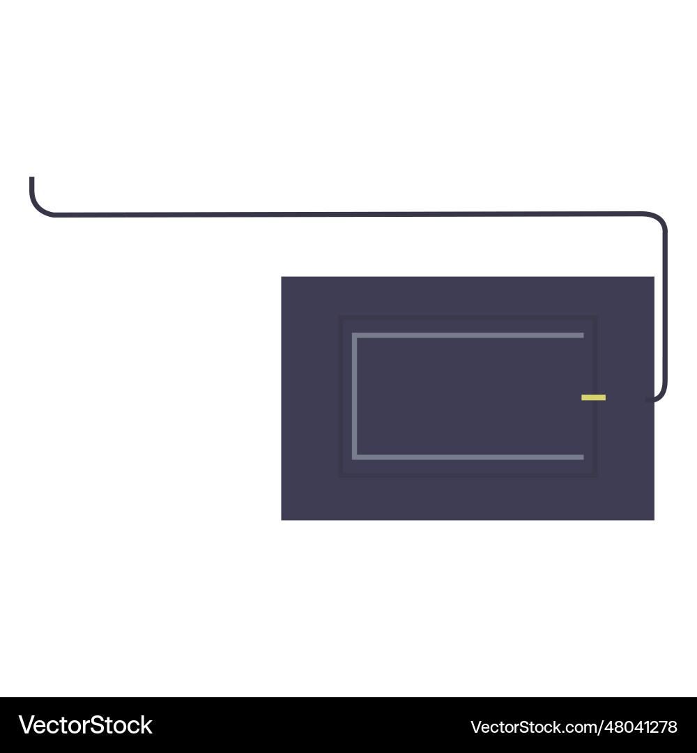 Cpu flat icon Royalty Free Vector Image - VectorStock