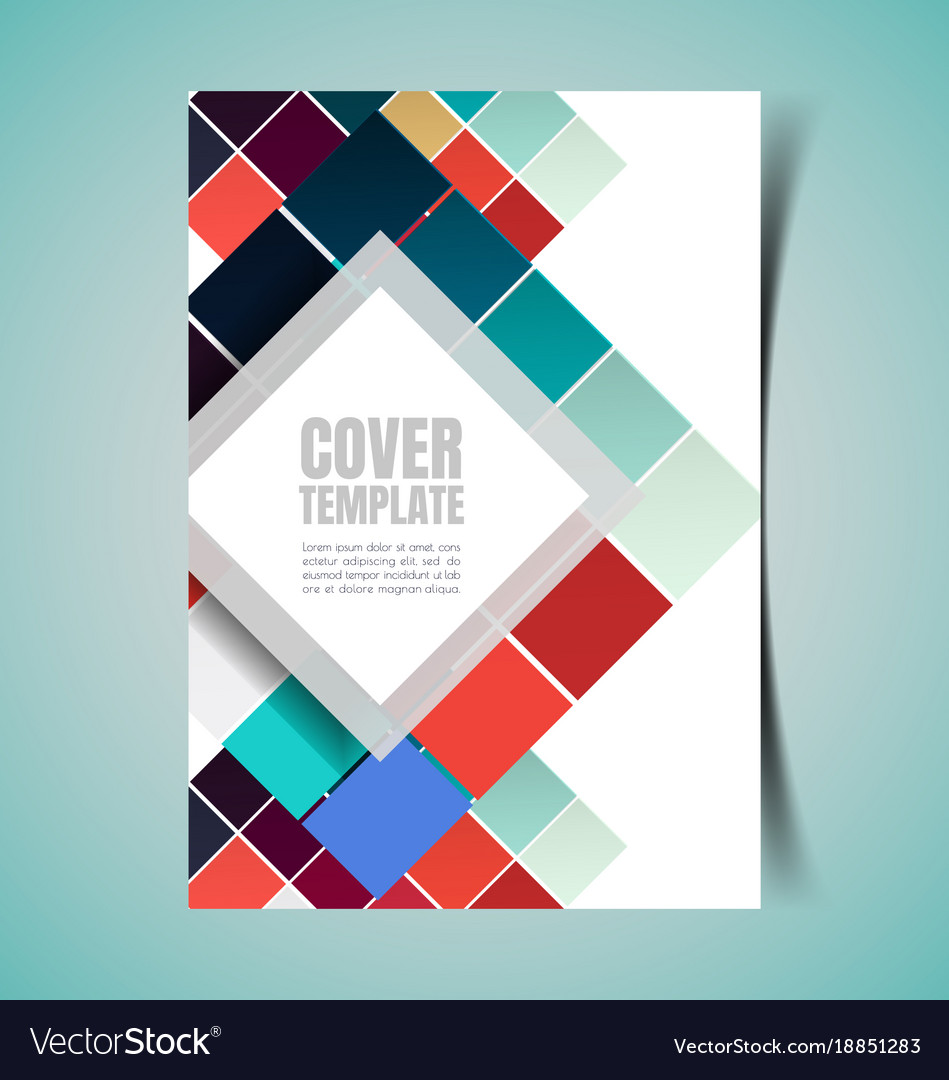 Abstract report cover6 Royalty Free Vector Image