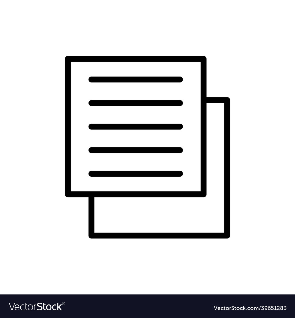 Note icon paper Royalty Free Vector Image - VectorStock