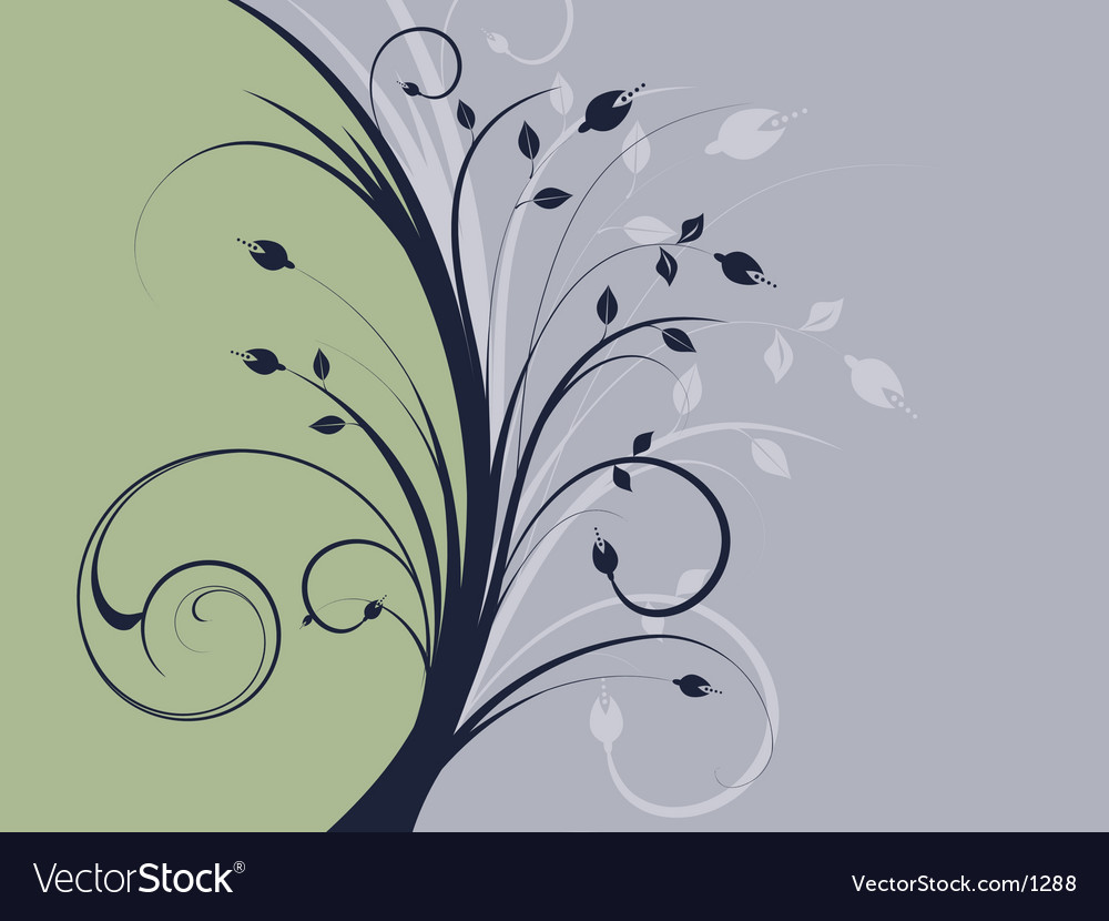 Floral abstract Royalty Free Vector Image VectorStock