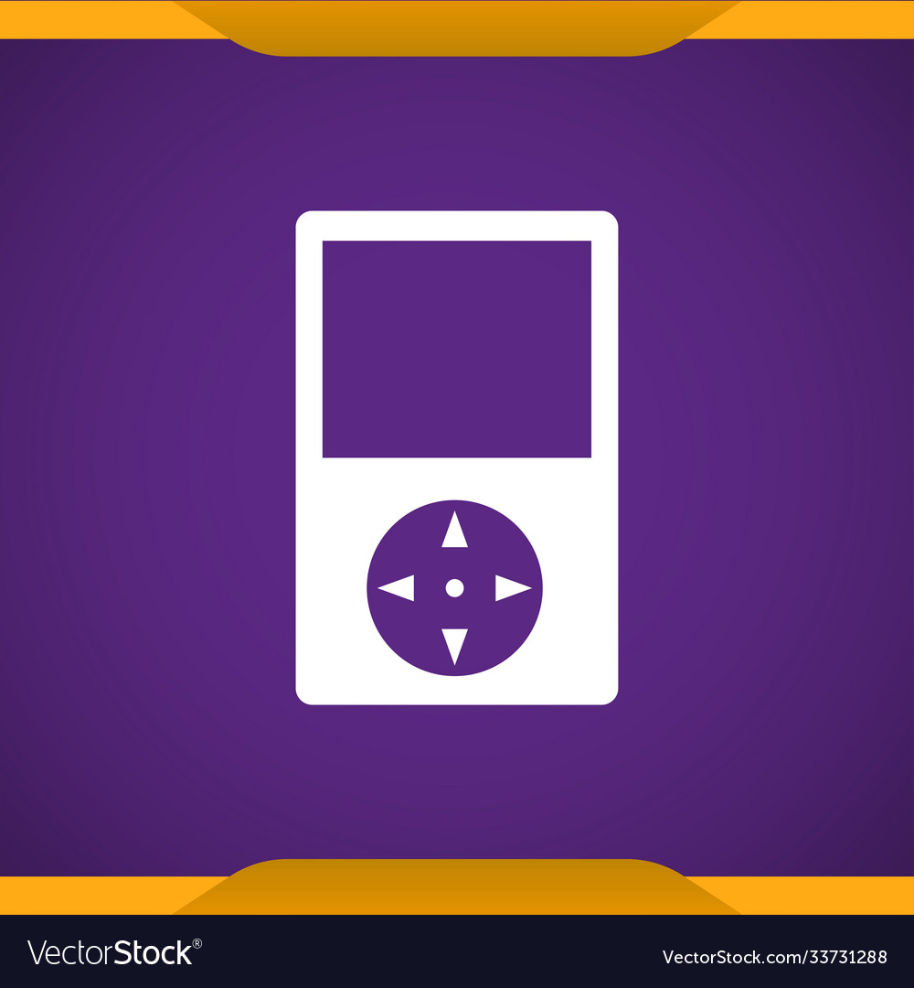 Mp3 player icon Royalty Free Vector Image - VectorStock