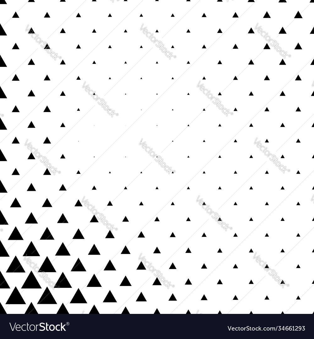 Triangles halftone triangle geometric background Vector Image