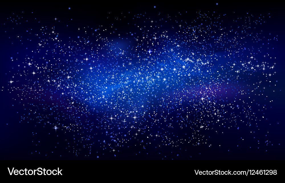 Outer space starry design Royalty Free Vector Image