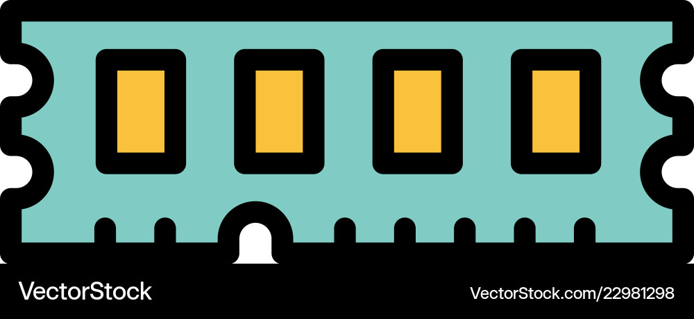 Ram icon Royalty Free Vector Image - VectorStock