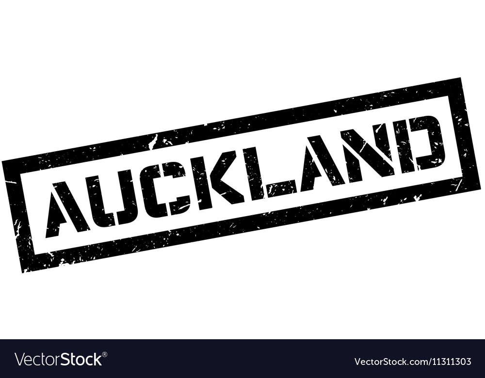Auckland rubber stamp Royalty Free Vector Image