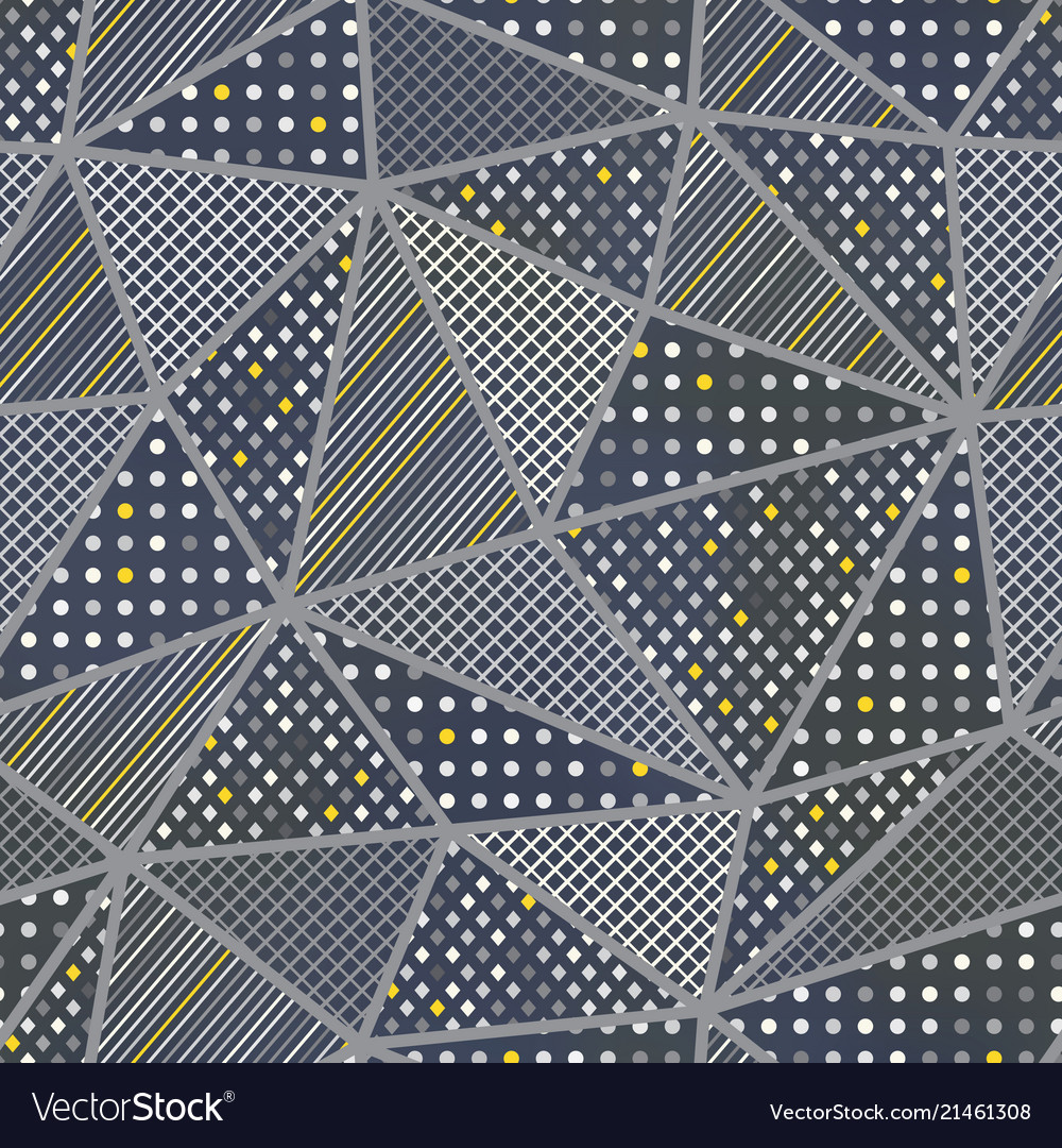Abstract triangle pattern Royalty Free Vector Image