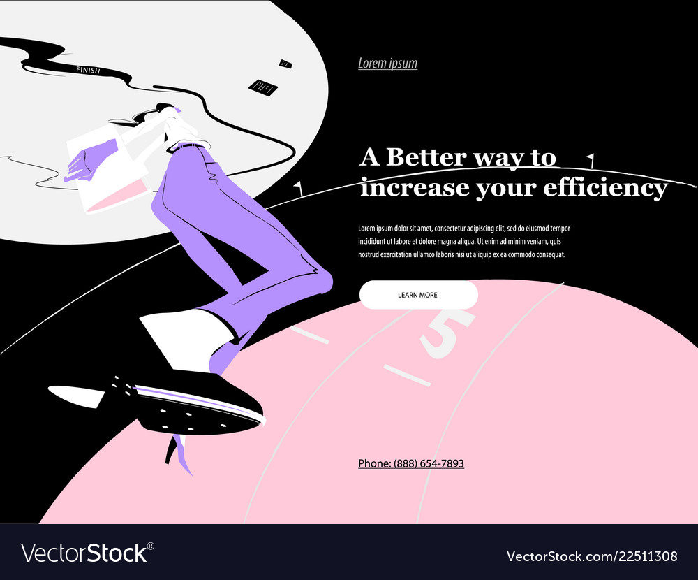 Business woman character Royalty Free Vector Image