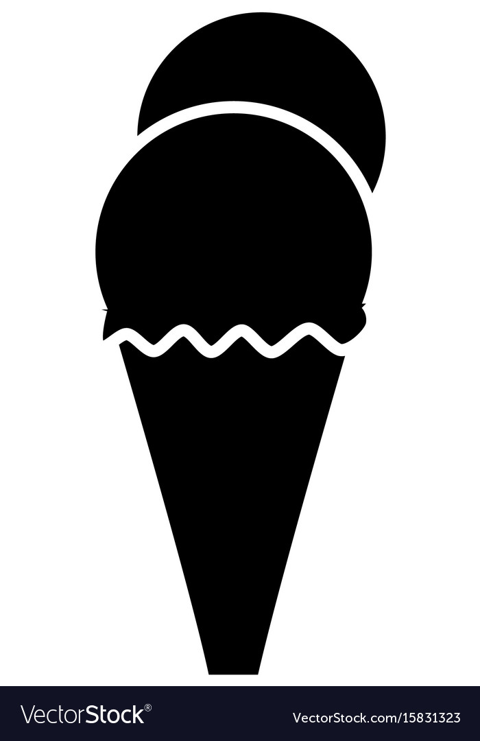 Ice cream icon Royalty Free Vector Image - VectorStock