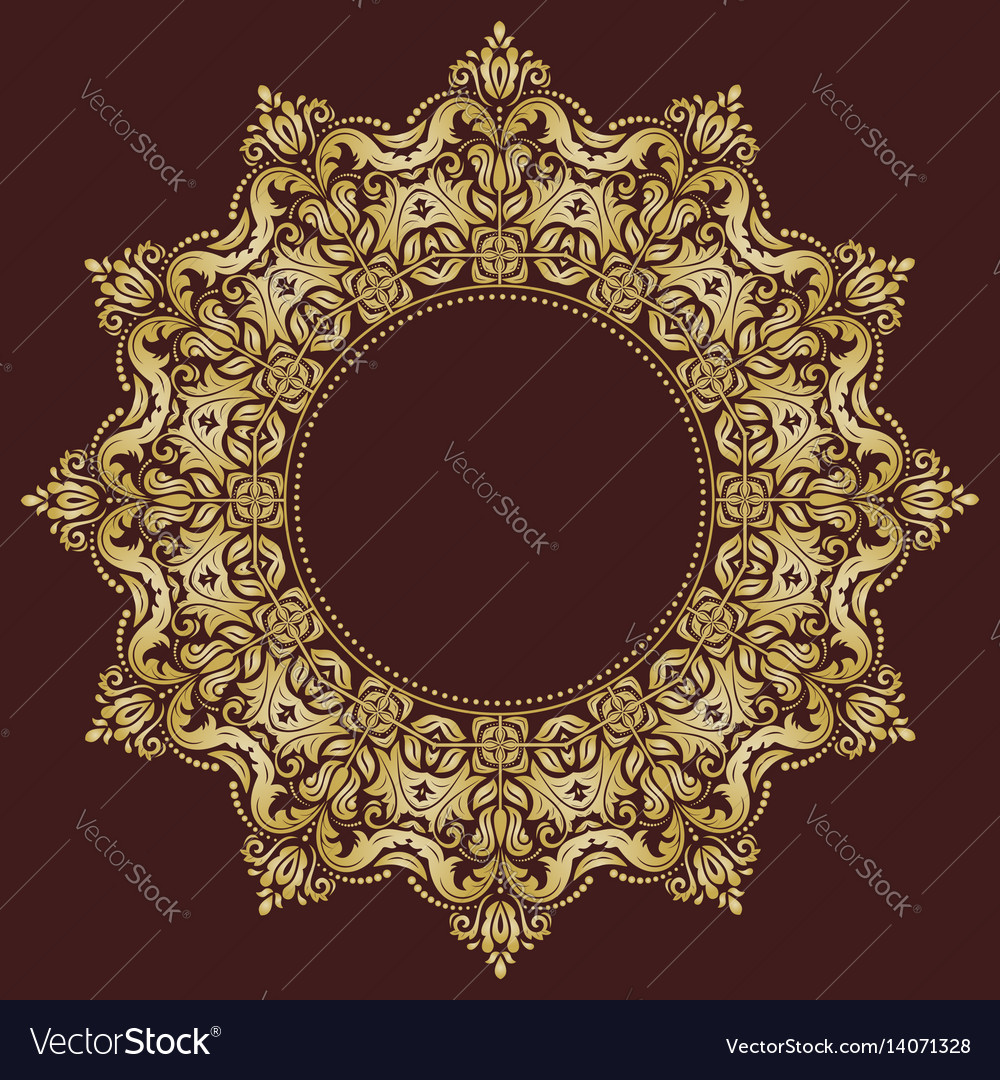 Oriental abstract pattern Royalty Free Vector Image