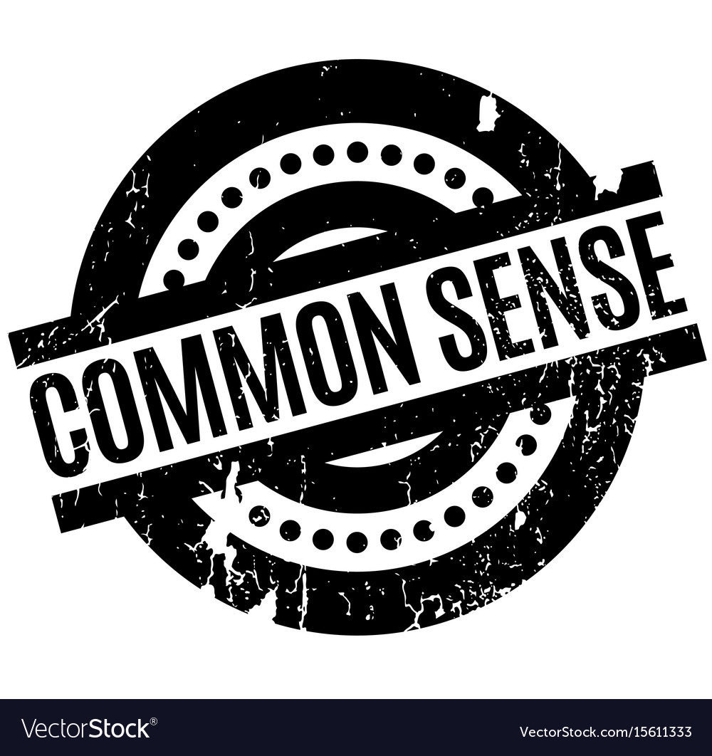 common-sense-rubber-stamp-royalty-free-vector-image