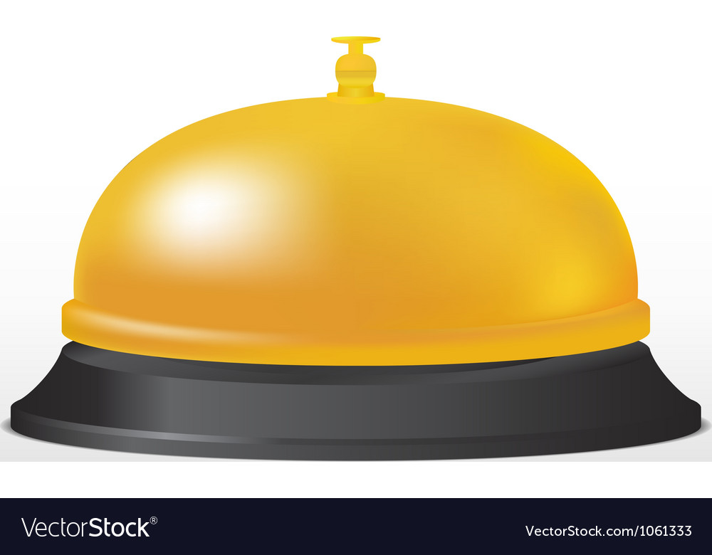 Service bell Royalty Free Vector Image - VectorStock